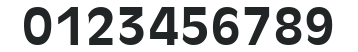 Incised 901 HU Bold numbers preview