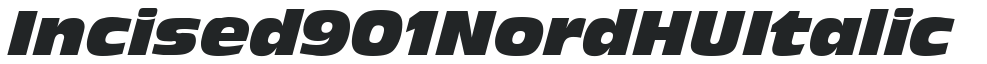 Incised 901 Nord HU Italic preview