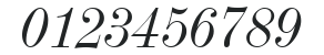 Industrial HU Italic numbers preview