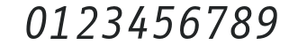 InfoOffice-Italic numbers preview