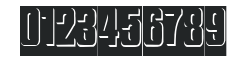 Ink Stamp 2 numbers preview
