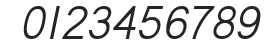 Intergraph ANSI Bold Italic numbers preview