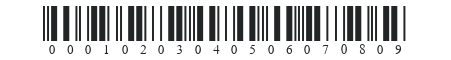 Interleaved 2of5 numbers preview