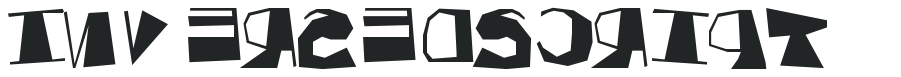 Inversed Script letters preview