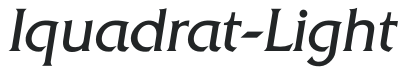 Iquadrat-Light preview