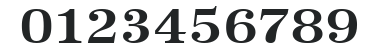 IrisBeckerExtended Bold numbers preview