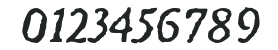 Irregular-Italic numbers preview