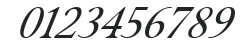 Isolde Italic numbers preview
