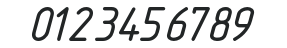 Isonorm3098-Italic numbers preview