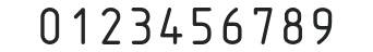 Isonorm3098-Monospaced numbers preview