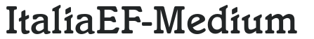 ItaliaEF-Medium preview
