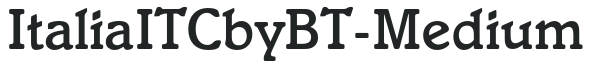 ItaliaITCbyBT-Medium preview
