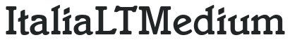 Italia LT Medium preview