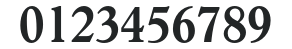 ItalianOldStyleMTStd-Bold numbers preview