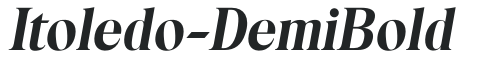 Itoledo-DemiBold preview