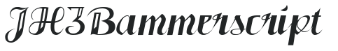JH3 Bammerscript letters preview