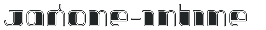 Jakone-Inline letters preview
