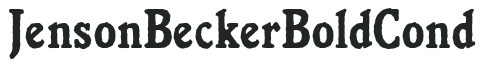 Jenson_Becker_Bold_Cond letters preview