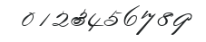 Julia-HandScript numbers preview
