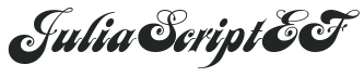Julia Script EF letters preview