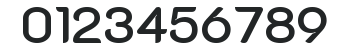 K2D SemiBold numbers preview