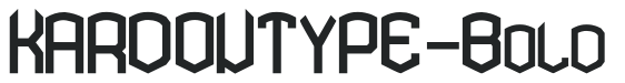 KARDONTYPE-Bold preview