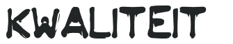 KWALITEIT letters preview