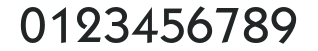 KabelEF-Medium numbers preview