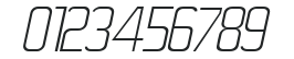 Kanal-UltraLightItalic numbers preview