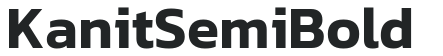Kanit SemiBold preview