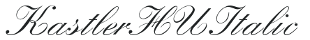 Kastler HU Italic preview
