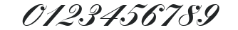 Kastler Hu Bold Italic numbers preview
