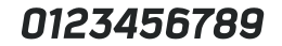 Kautiva Pro Bold Italic numbers preview