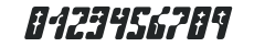 Kernfusion-GlamItalic numbers preview