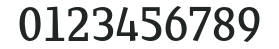 KeuleSlabSerifEF-Regular numbers preview