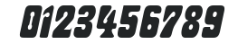 Keyhole-Condensed Italic numbers preview
