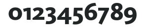 Kievit Extrabold numbers preview