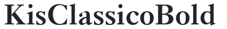 Kis Classico Bold preview