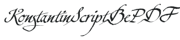 Konstantin Script Be PDF preview