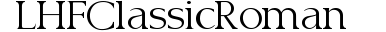 LHF Classic Roman preview