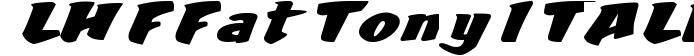 LHF Fat Tony Italic preview