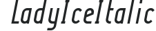 Lady Ice Italic preview