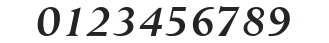 Lapidary333 HU Bold-italic numbers preview