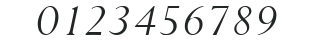 Lapidary333 HU Italic numbers preview