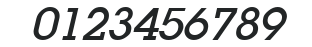 Lapland Demi-bold Italic numbers preview