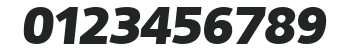 LarryBecker-Black Italic numbers preview