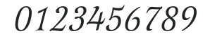 LatienneEF-Italic numbers preview