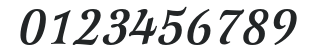 LatienneEF-MediumItalic numbers preview