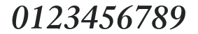 LaurentianStd-SemiBoldIt numbers preview