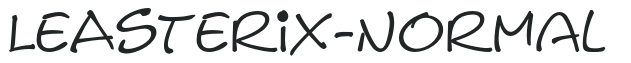 LeAsterix-Normal letters preview